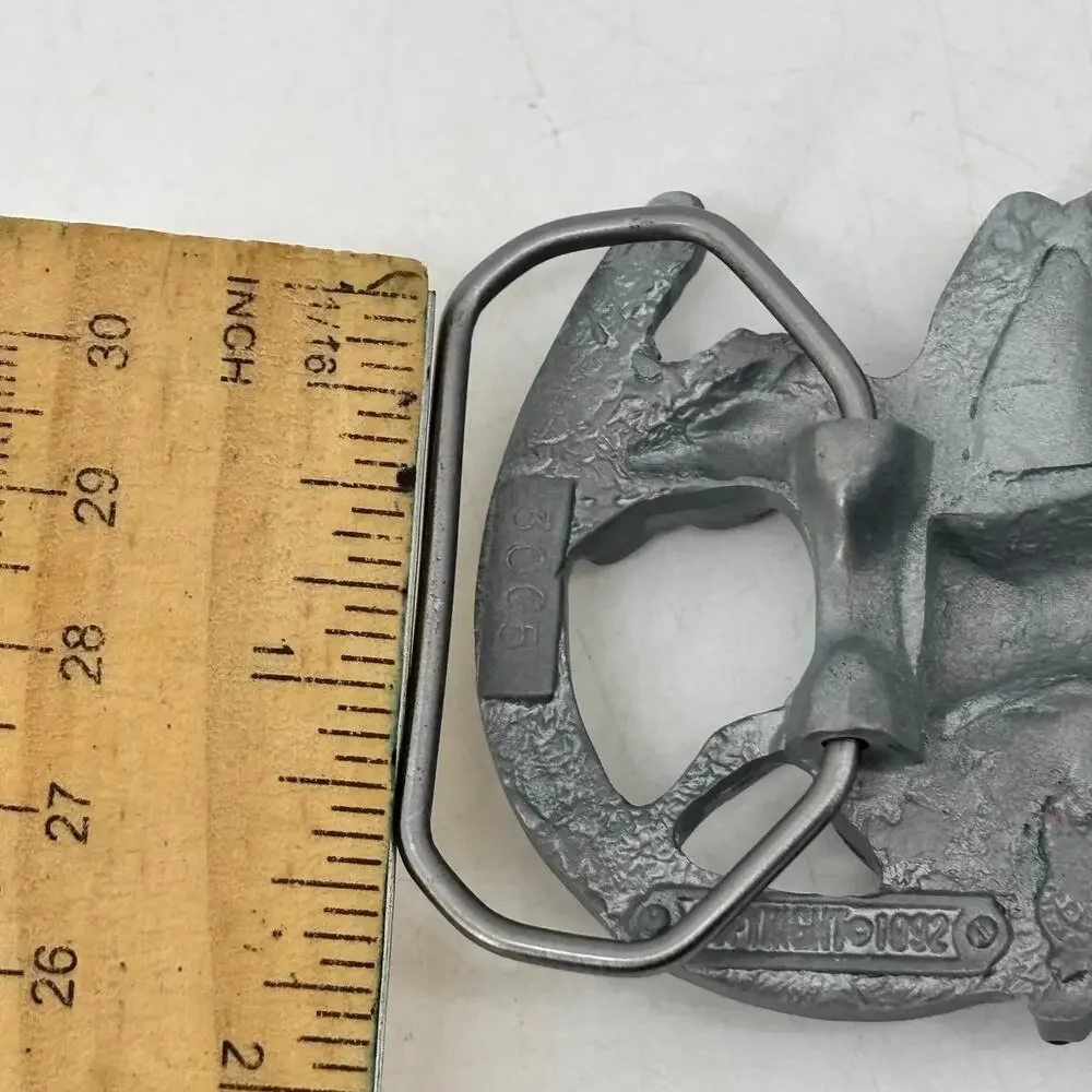 Great American Buckle Co. Horse & Horseshoe Belt Buckle Enamel